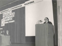 Prof. Władysław Nasiłowski i prof. Tadeusz Pragłowski; Katowice, 1972